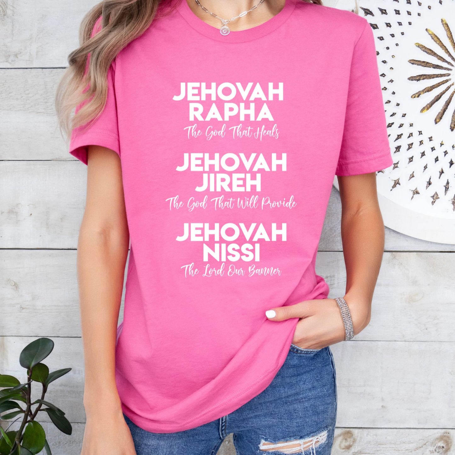 Jehovah Shirt in White Shirt