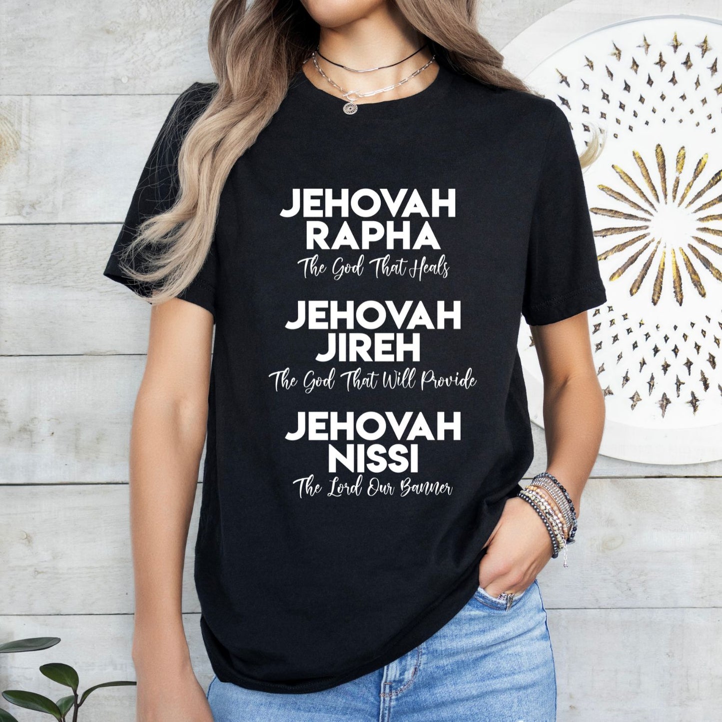 Jehovah Shirt in White Shirt