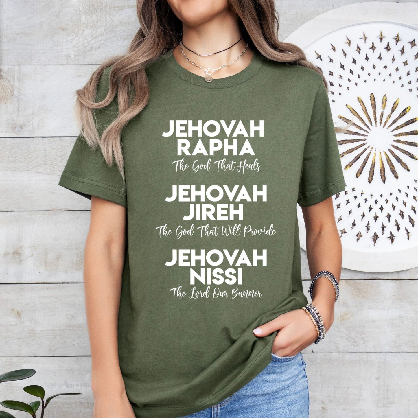 Jehovah Shirt in White Shirt