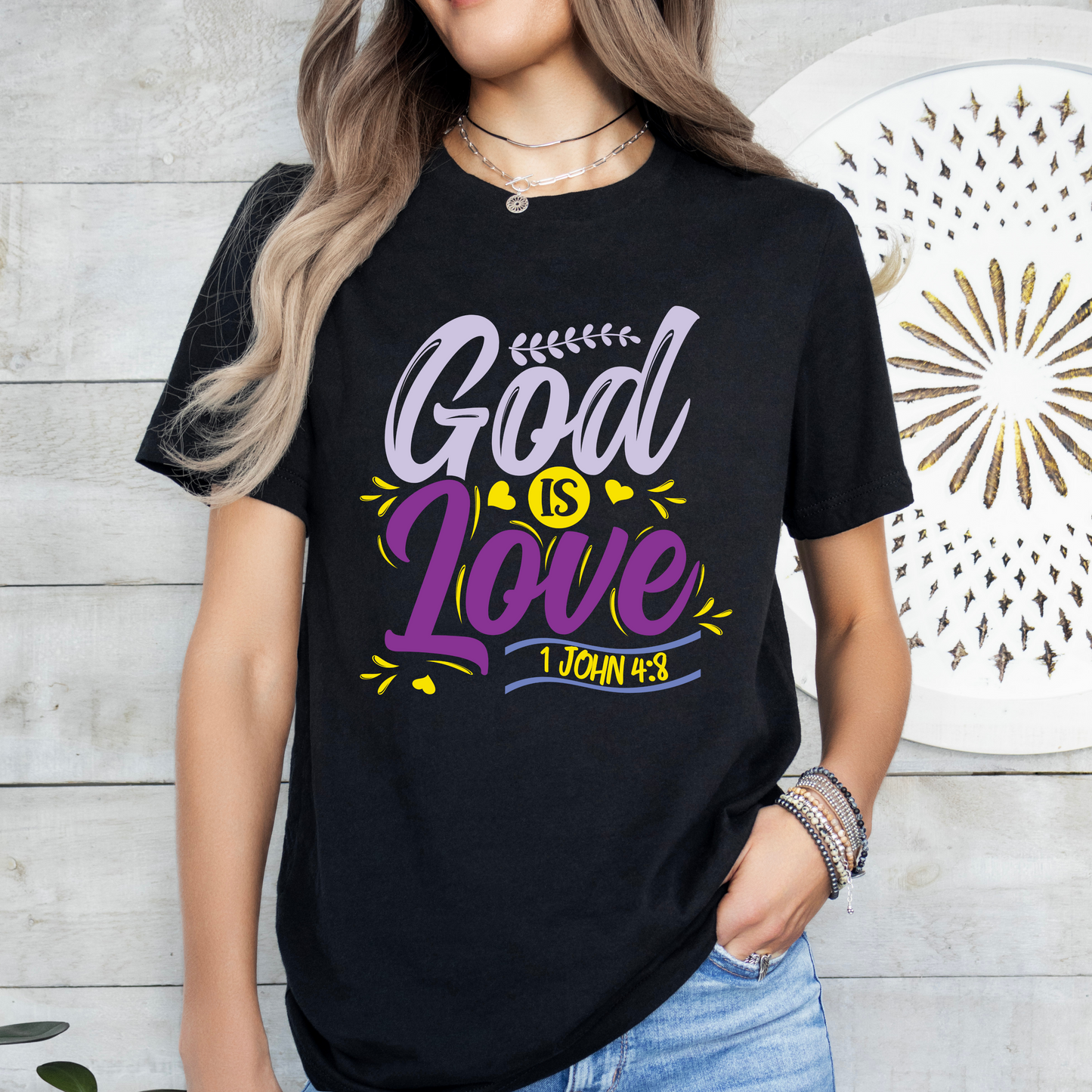 God Is Love (purple) Shirt