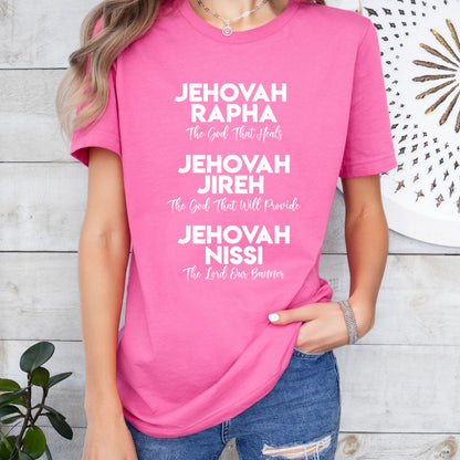 Jehovah Shirt in White Shirt