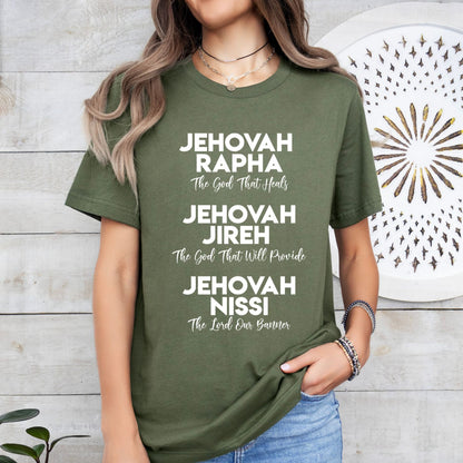 Jehovah Shirt in White Shirt