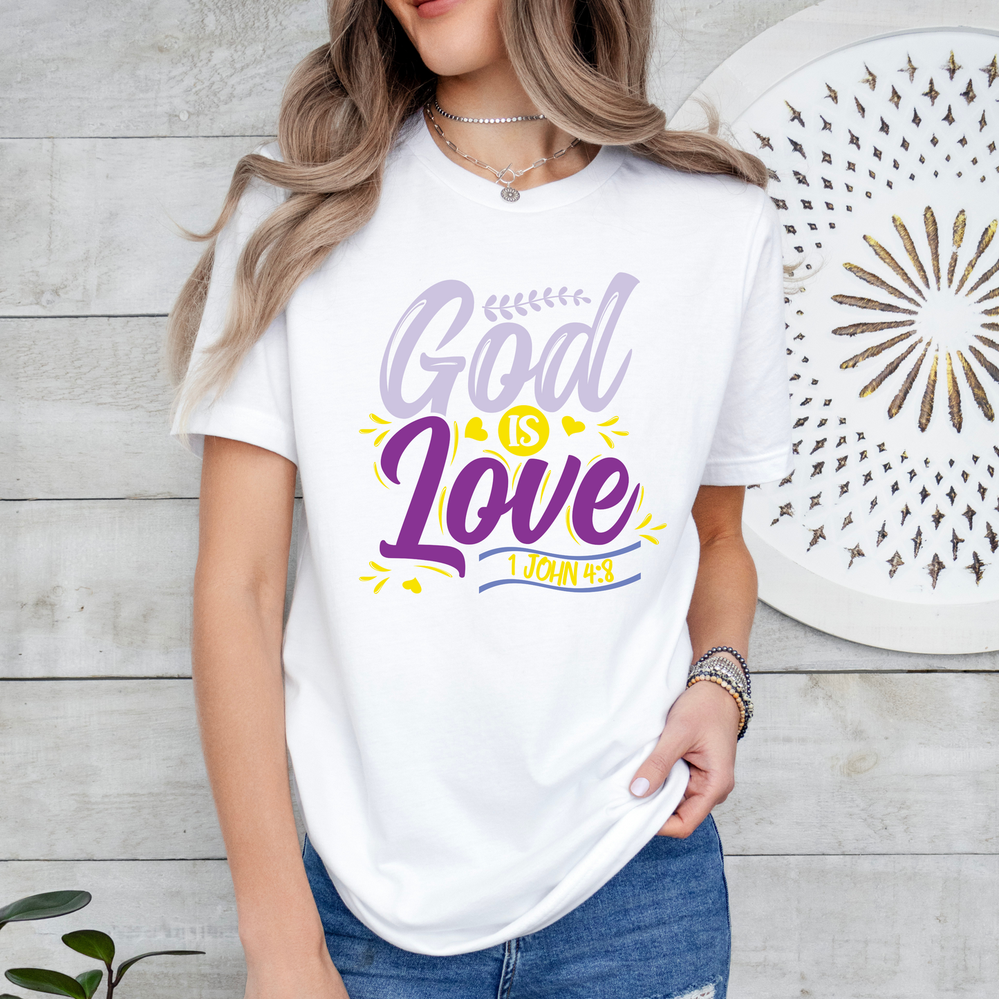 God Is Love (purple) Shirt