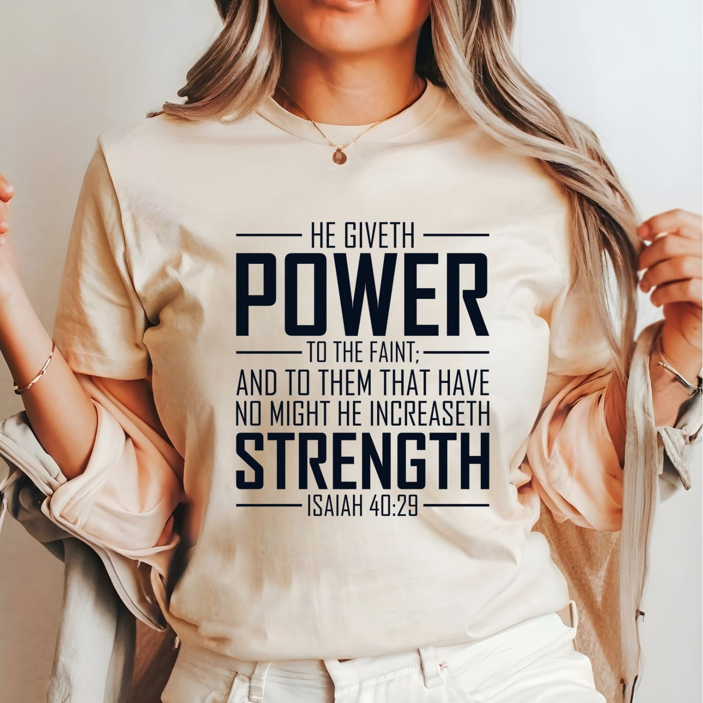 He Giveth Power Shirt