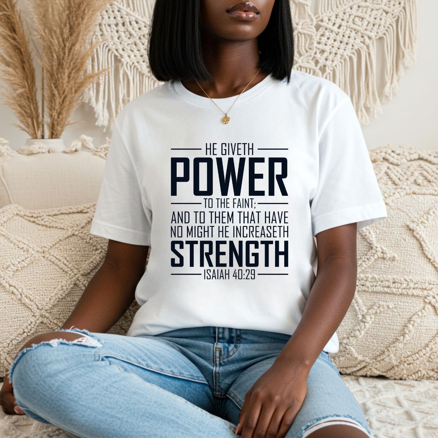 He Giveth Power Shirt